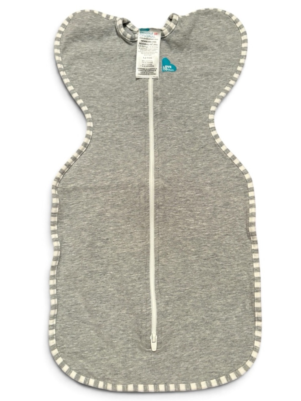 Love to dream Grey Striped Swaddle Up Original